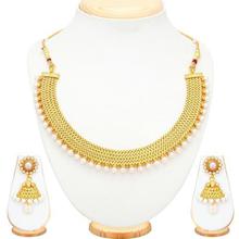 Sukkhi Gold Plated Moti Necklace Set For Women