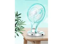 JR-5580  Rechargeable Portable Mini Fan with LED Light