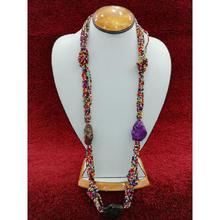 Colourful Knotted Long Necklace