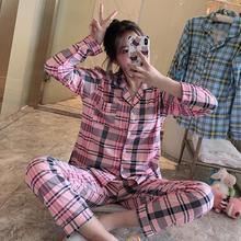 Long-sleeved pajamas_Spring and autumn long-sleeved