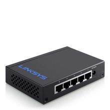 Linksys LGS105-AP 5-Port Desktop Gigabit Ethernet Network Unmanaged Switch I Metal Enclosure - Multicolor