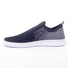 Caliber Shoes Black Casual Slip on Shoes For Men (715)