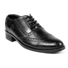 Shikhar Shoes Wingtop Formal Shoes For Men (2901)- Black