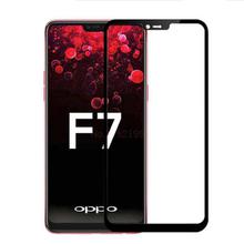 5D Tempered Glass For Oppo F7 - Black