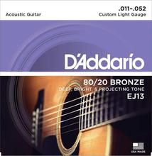 D'addario EJ13 80/20 Bronze Acoustic Guitar String