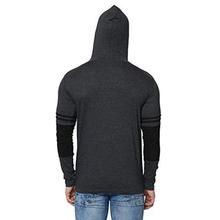 Rockhard Mens Solid Full Sleeve Hooded T-Shirt
