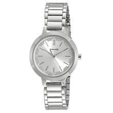 Sonata Steel Daisies Women's Watch-8141SM02