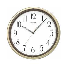 Rhythm Golden White Wall Clock ,CMG464NR18