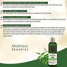 Morpheme Remedies Organic Neem Cold Pressed Oil, 120ml