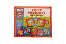 Creative Educational Aids First Memory Shapes And Colours Puzzles - Red