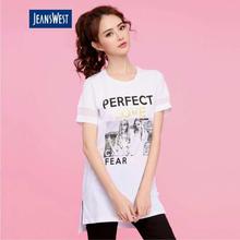 JeansWest BLE WHITE T-shirt For Women