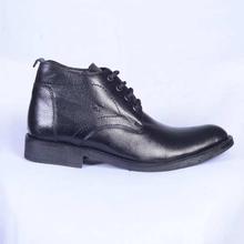 Signature Black Stylish Lace-Up Boot for Men 1012