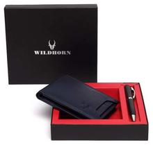 WildHorn Nepal Blue Wallet with Pen (GIFTBOX177)