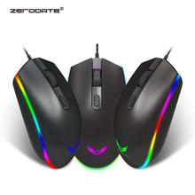 FashionieStore mouse ZERODATE S900 USB Wired 1600dpi Optical Gaming Mouse LED Backlight for PC