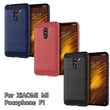 Silicone Rugged Armor Soft Cover Case For XIAOMI MI Pocophone F1