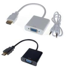 1080P Micro HDMI/ Mini HDMI/ HDMI To VGA Converter Adapter With Audio Video Cable