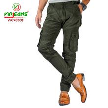 Virjeans Cotton Twill Stretchable (Cargo) Box Joggers Pant (VJC 705) Olive