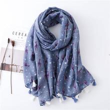 Korean Style Sun Protection Premium Printed Scarves For