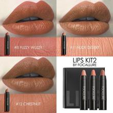 FOCALLURE Matte Lipstick Set Rich Color Velvet Waterproof