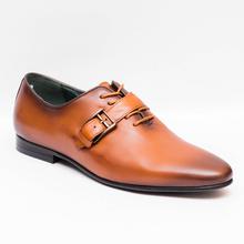 Kapadaa: Gallant Gears Blue Lace Up Formal Leather Shoes For Men – (139-B2)