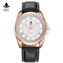 High quality mens Business Quartz watch Men sport Military Watch PU