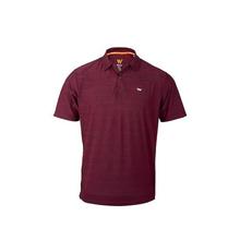 Wildcraft Maroon Melange HypaCool  Polo T-Shirt For Men