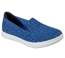 Skechers Navy Blue Millennial Slip On Shoes For Women - 23536-NVBL