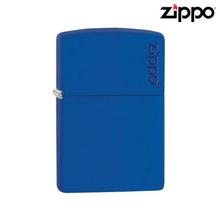 Zippo Royal Blue Matte With Zippo Logo Lighter