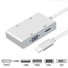 C TO VGA DVI HDMI USB