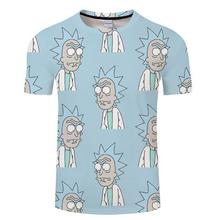 Rick and Morty t shirt Galaxy tshirt Men t-shirt 3D Tops&Tees Funny