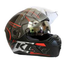 Vega Ryker Black/Red Double Visor Helmet