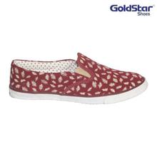 Goldstar Maroon Printed COMET Casual Shoes For Women