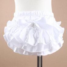 Baby Girl Ruffle Bloomers Diaper Covers Baby Shorts Satin Panties