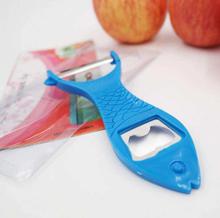 2 in 1 Stainless Steel Bottle Opener And Fruit Peeler(Assorted colors