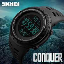 SKMEI 1251 Digital LED 50M Waterproof Sports Watch – Black