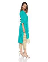 AURELIA  Women’s Straight Fit Kurta – Green