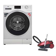 IFB 8 kg Fully-Automatic Front Loading Washing Machine-Senator WXS With Free Yasuda 1600W Vacuum cleaner