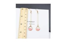 Hollow Semicircle Design Elegant Geometric Dangle Drop Earring