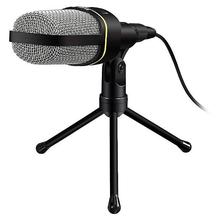 SF-920 Multimedia Studio Wired Condenser Microphone With Tripod Stand-Black