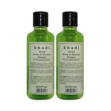 Khadi Herbal Neem & Aloevera Shampoo - 210ml (Set of 2)