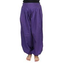 Purple Solid Harem Pants For Women (F8.1.138)