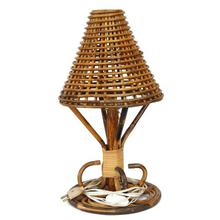 Brown Bamboo Table Lamp