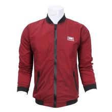 Men's  Maroon Bomber Jacket