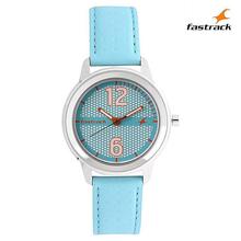 Fastrack Blue Dial Analog Watch For Women- Blue- 6169SL02