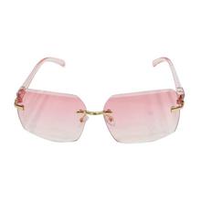 Pink Shaded Rectangle Sunglasses For Women