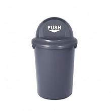 Outdoor Round Dustbin with Lid-55L