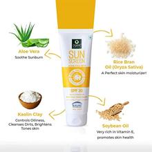 Organic Harvest Sunscreen Spf 30 +++ Uva/Uvb For Acne & Oily Skin -100Gm