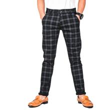 Virjeans Stretchable Cotton Check Black Chinos Pant for Men (VJC 715) 5