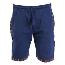 Blue Cotton Shorts For Men