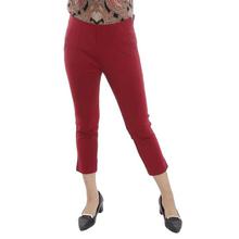 Maroon Solid Pant For Women